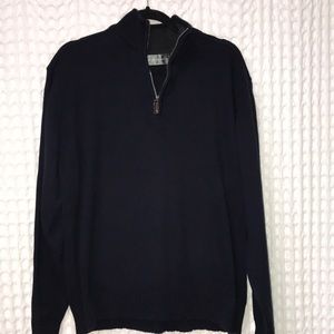 Men’s Oscar De LaRenta 3/4 Zip Sweater XL